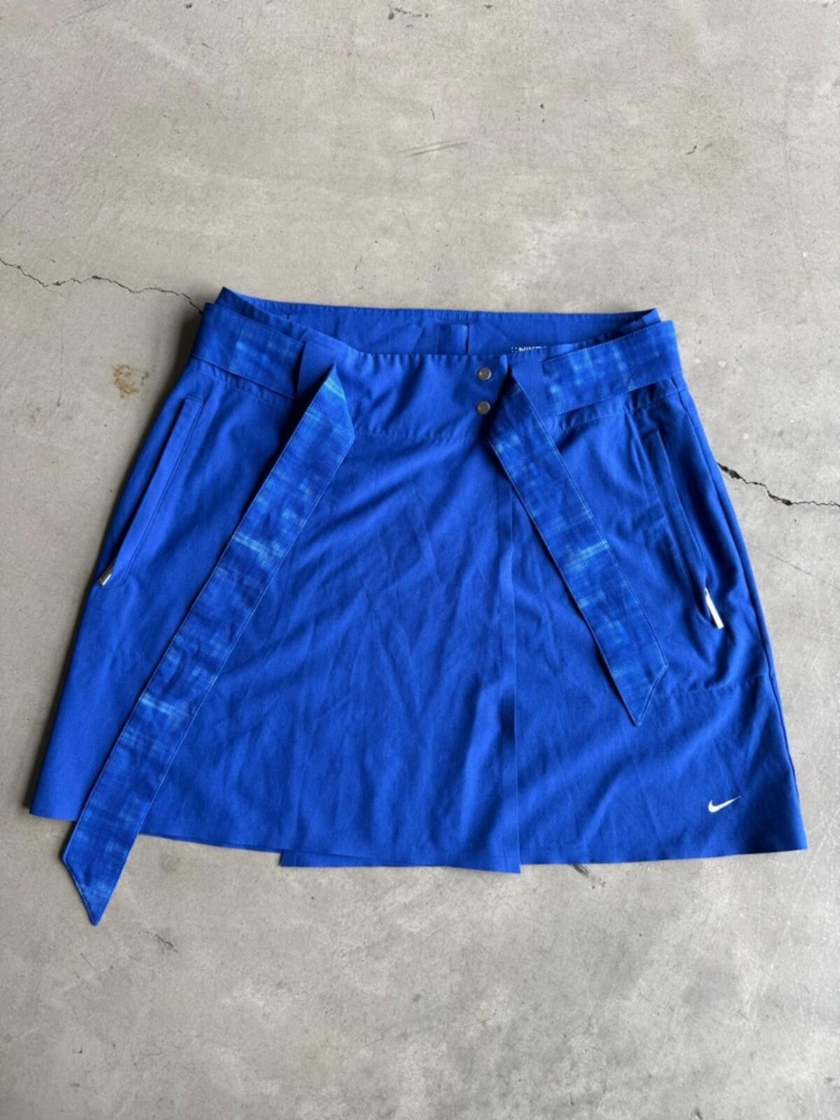 Nike Nike Golf / Dri-FIT Belted Wrap Skirt / Blue Size 27" / US 4 / IT 40 - 1 Thumbnail