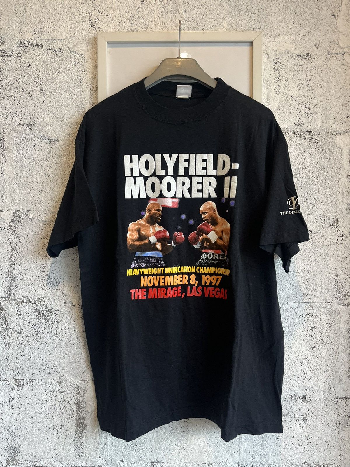 Vintage Vintage HOLYFIELD-MOORER I I promo flight Heavyweights 8/97 Size US XL / EU 56 / 4 - 2 Thumbnail