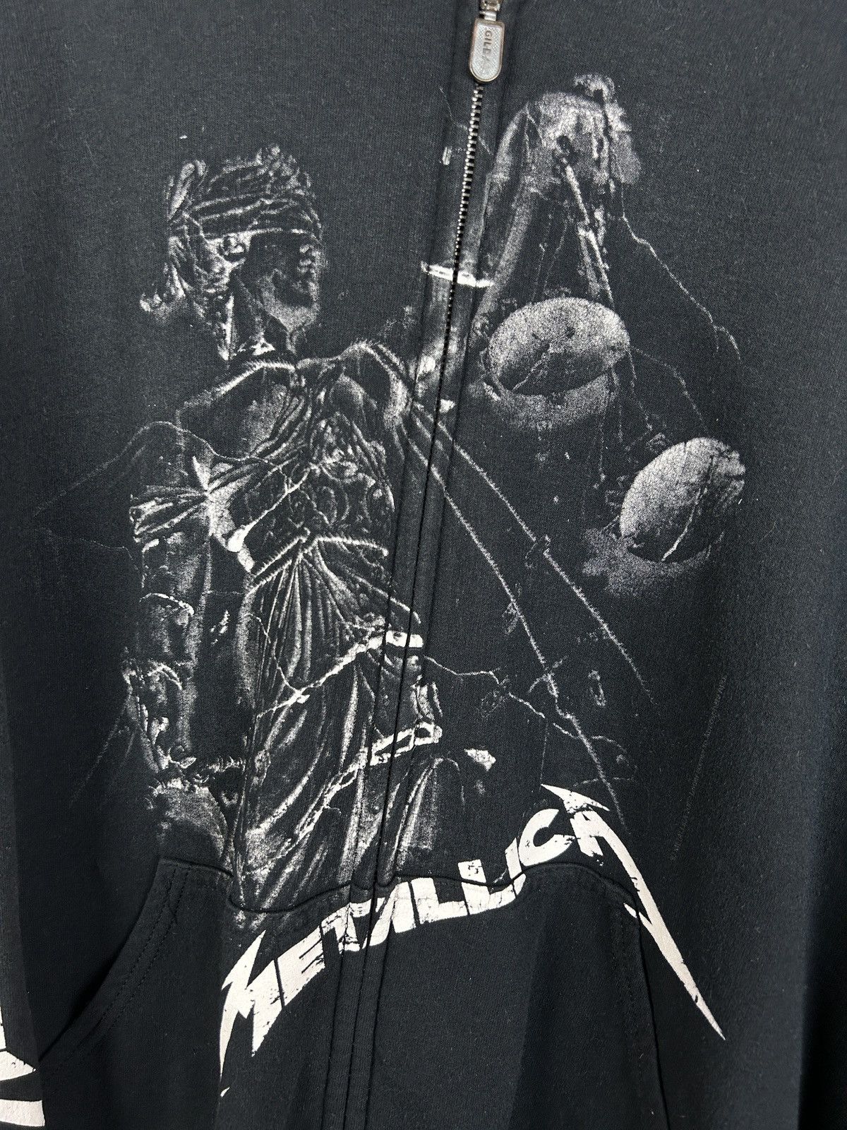 Band Tees 00s Metallica 2007 And Justice For All Metal Zip Hoodie XL Size US XL / EU 56 / 4 - 2 Thumbnail