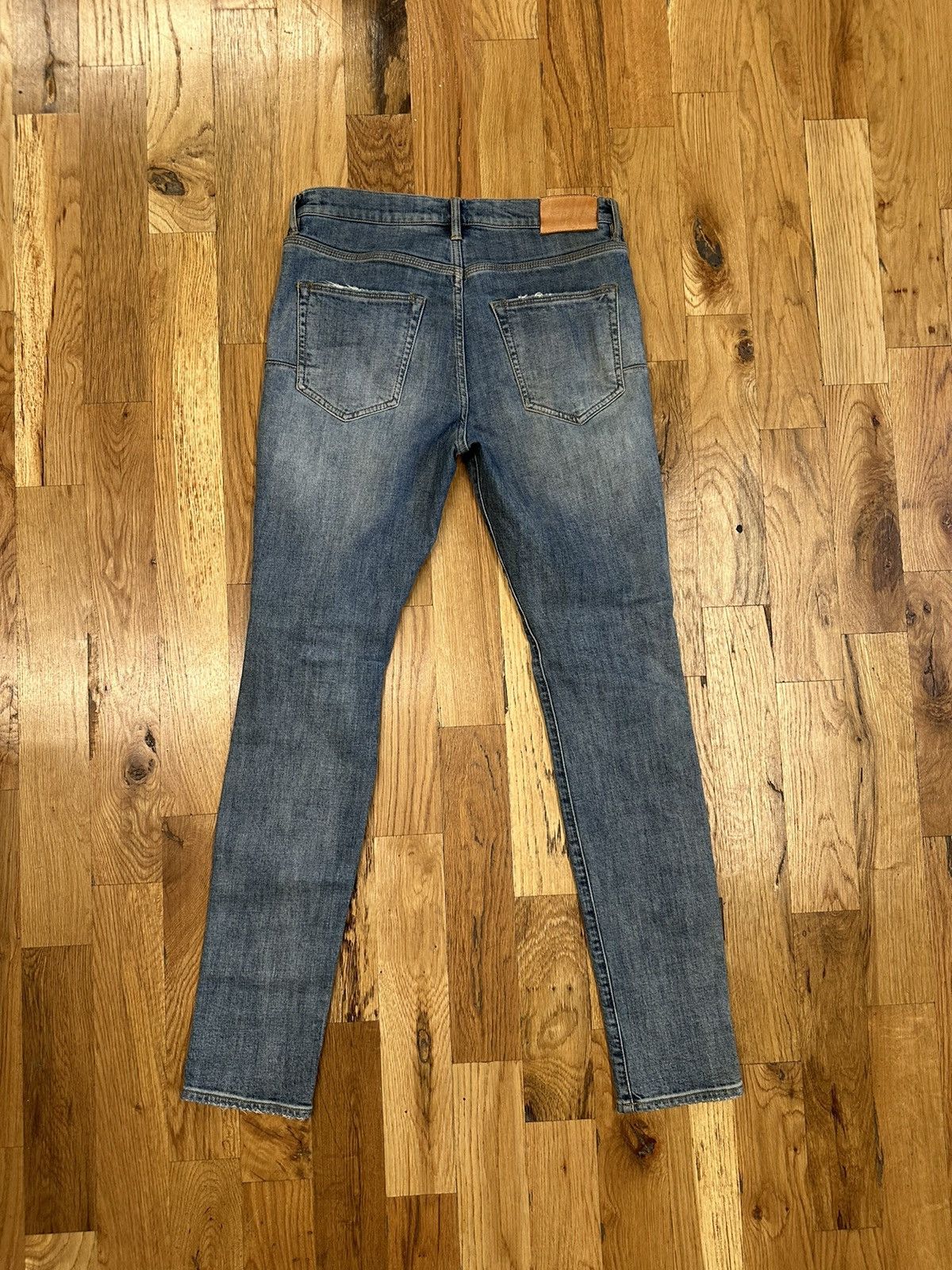 Purple Brand Purple Brand Stained Blue Denim Jeans Size 32 Size US 32 / EU 48 - 2 Thumbnail