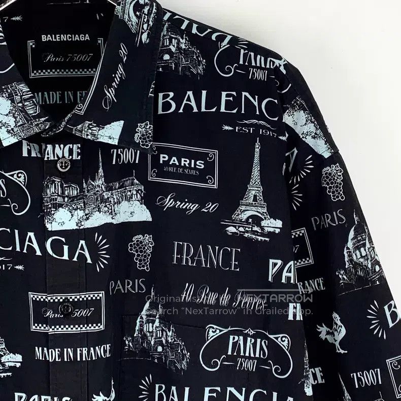 Other Balenciaga Size 41 Black Logo Letter Iron Tower Graffiti P Size US M / EU 48-50 / 2 - 3 Thumbnail