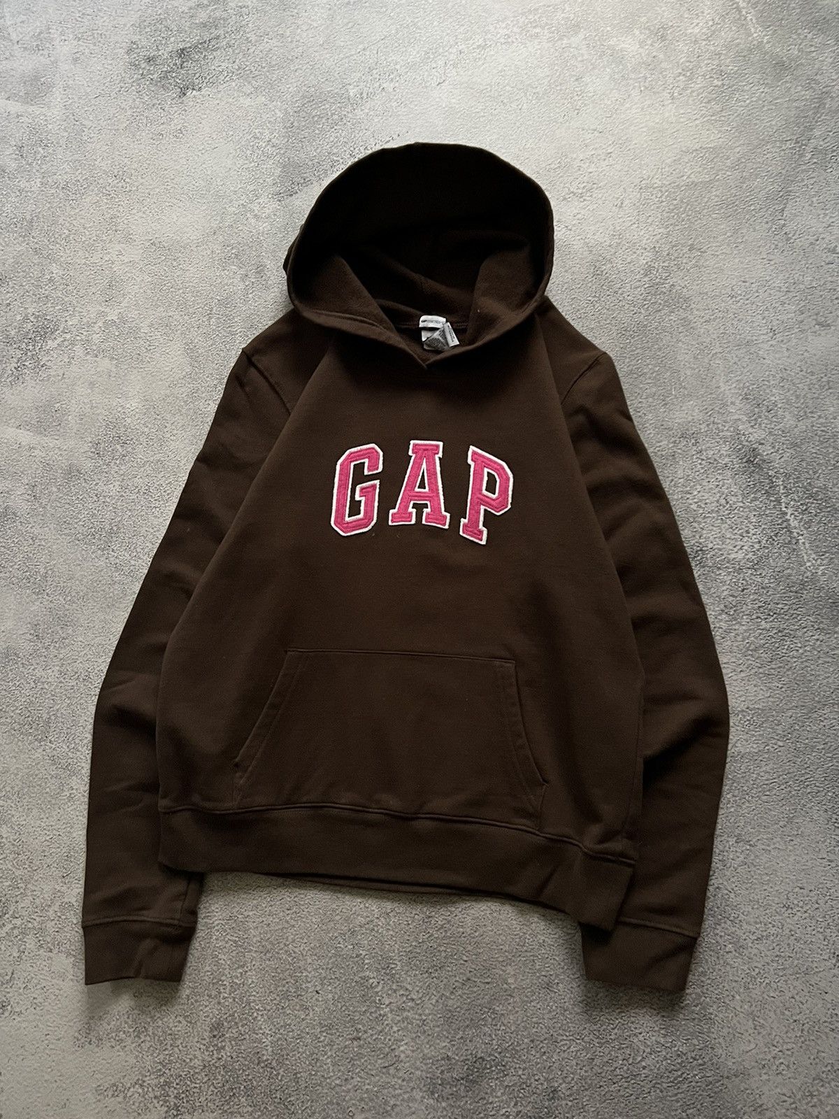 Gap × Vintage Vintage Y2k Gap Brown 🤎 Hype Hoodie 90’s Size M / US 6-8 / IT 42-44 - 1 Thumbnail