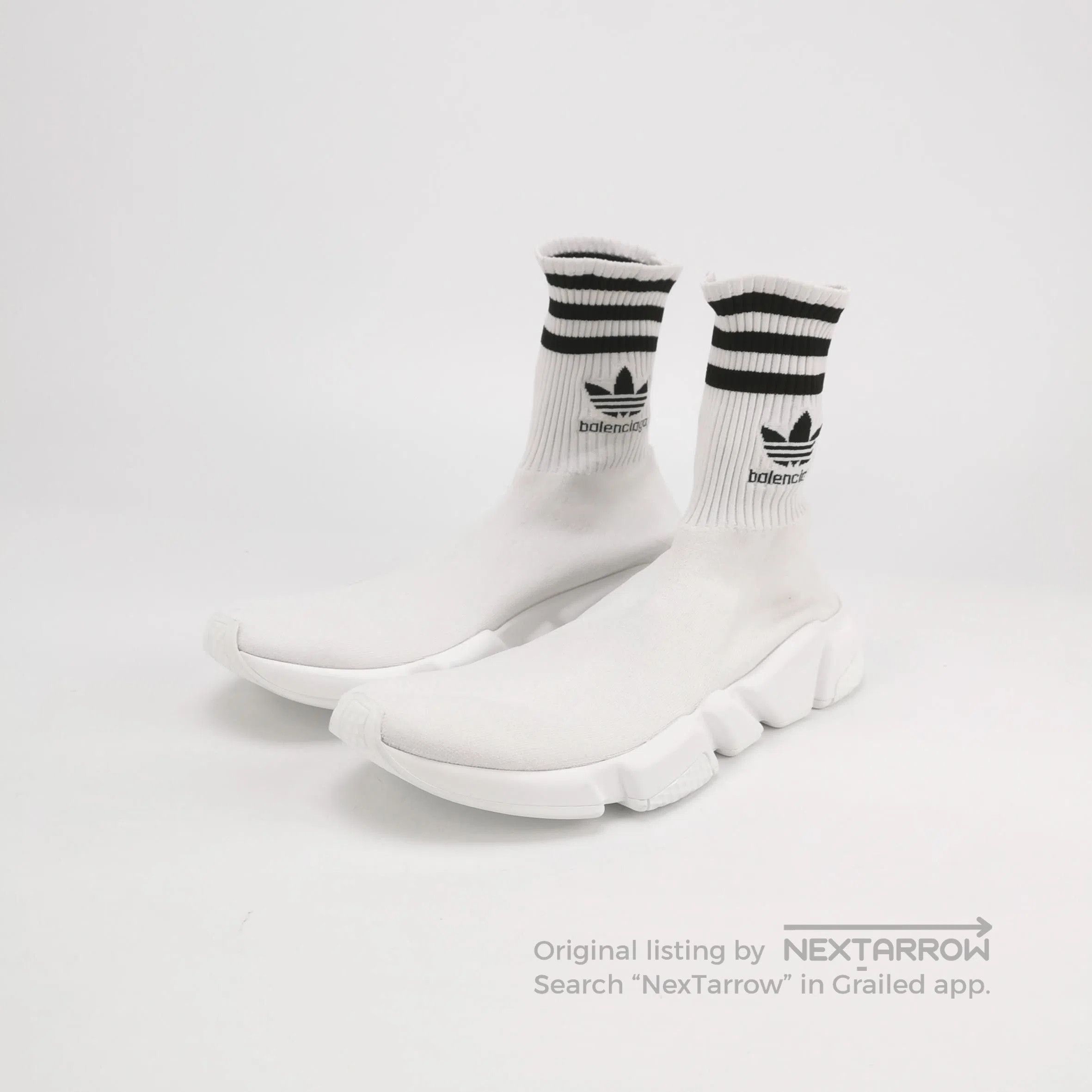 Balenciaga Balenciaga Adidas Speed Collab Logo Sneakers. Size US 10 / EU 43 - 1 Thumbnail