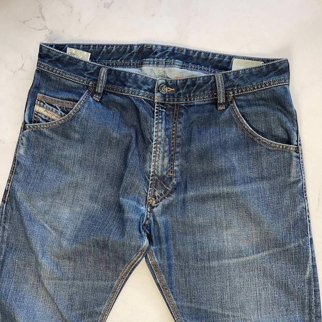 Diesel Diesel Vintage Jeans Mens w32 Blue Denim Pants Straight Y2K Size US 34 / EU 50 - 4 Thumbnail