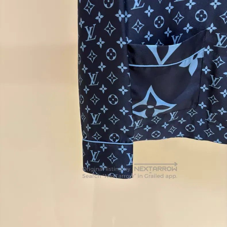 Louis Vuitton Louis Vuitton ESCALE long sleeve pajama shirt Size XS / US 0-2 / IT 36-38 - 5 Thumbnail