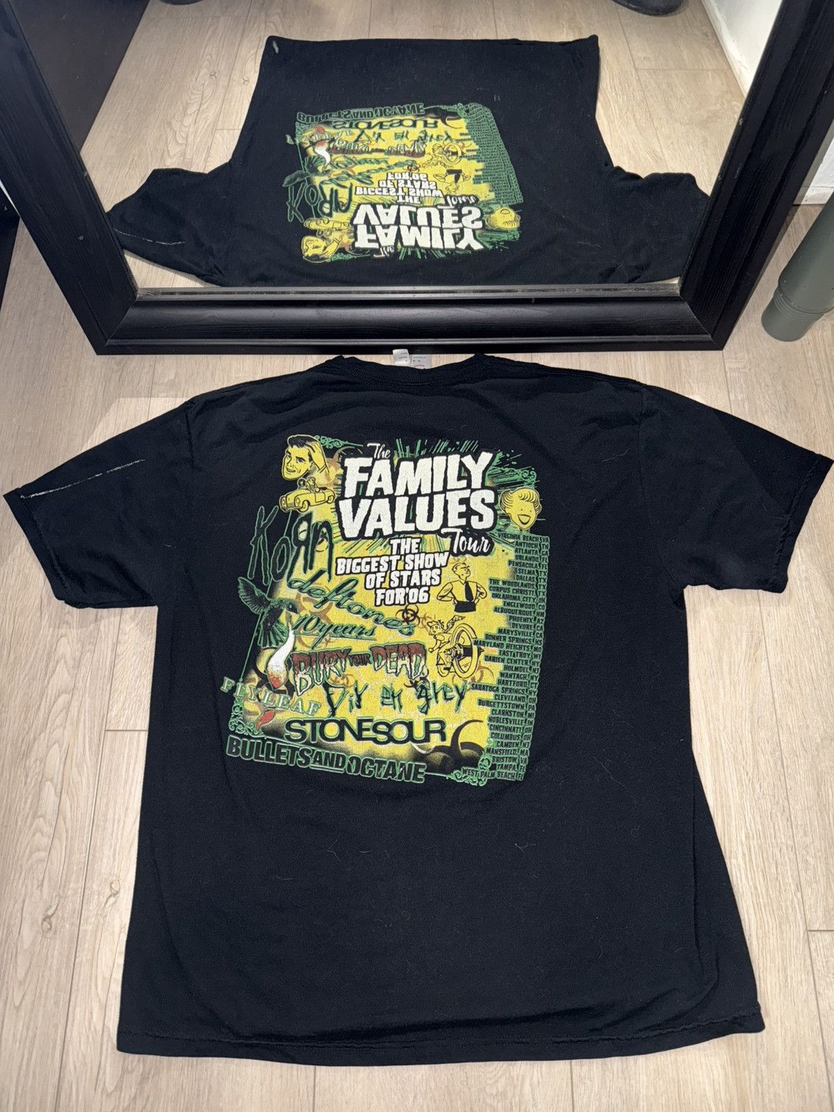 Band Tees × Giant × Vintage Vintage / Y2K Korn Family Values Tour Band Shirt Size US L / EU 52-54 / 3 - 2 Thumbnail