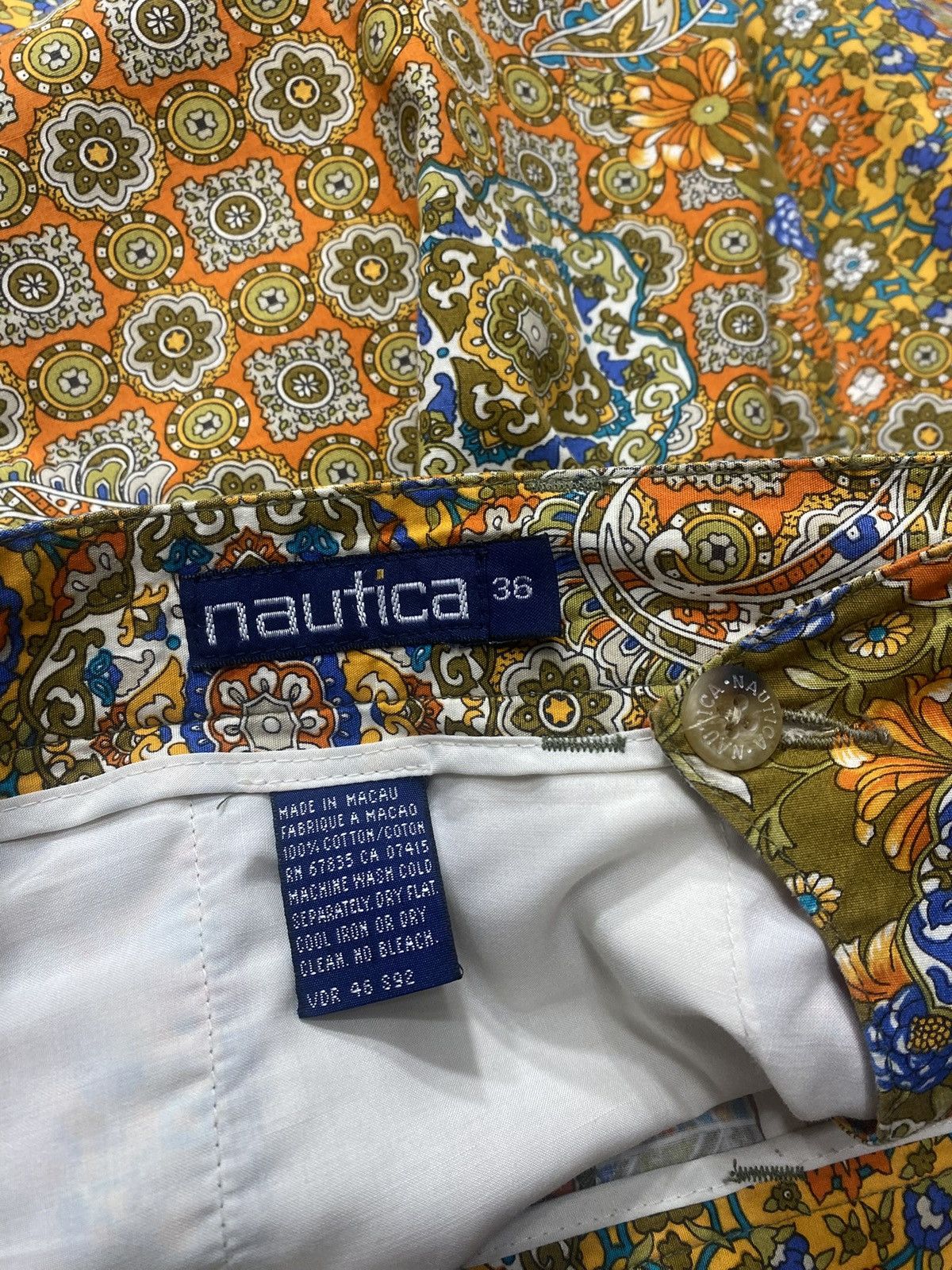 Nautica 90’s Vintage Nautica Mandela Shorts Size US 36 / EU 52 - 3 Thumbnail