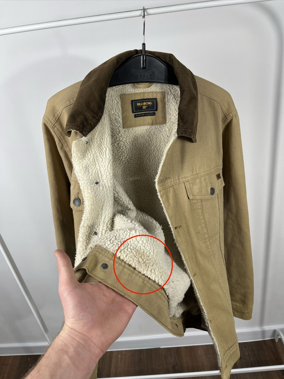 Billabong Billabong Barlow Sherpa Jacket Tan Trucker Size US L / EU 52-54 / 3 - 8 Thumbnail