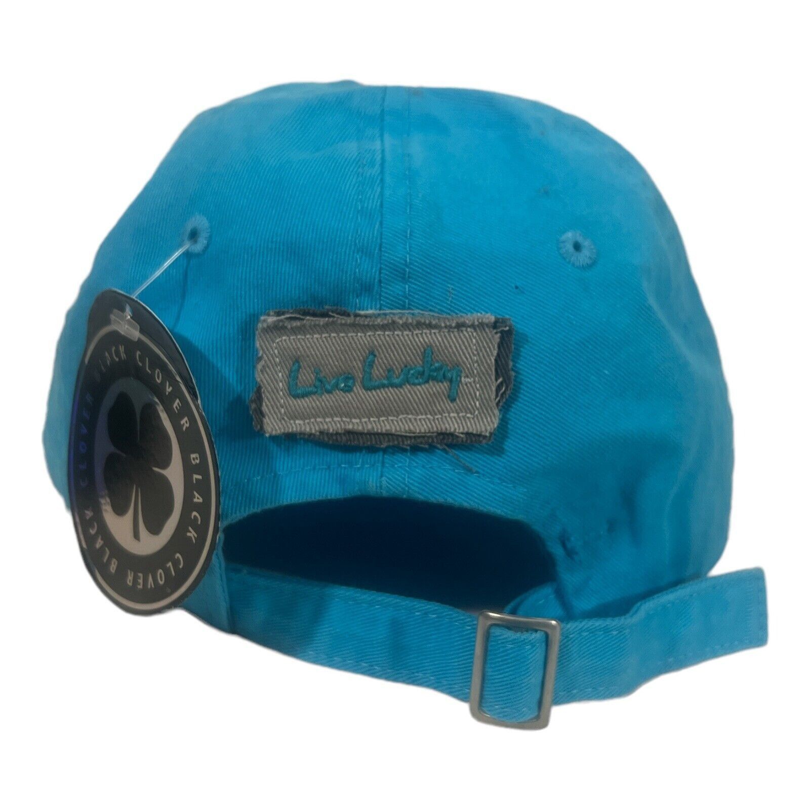 Other Live Lucky Black Clover Adjustable golf Hat Cap Ladies Coll Size ONE SIZE - 4 Thumbnail