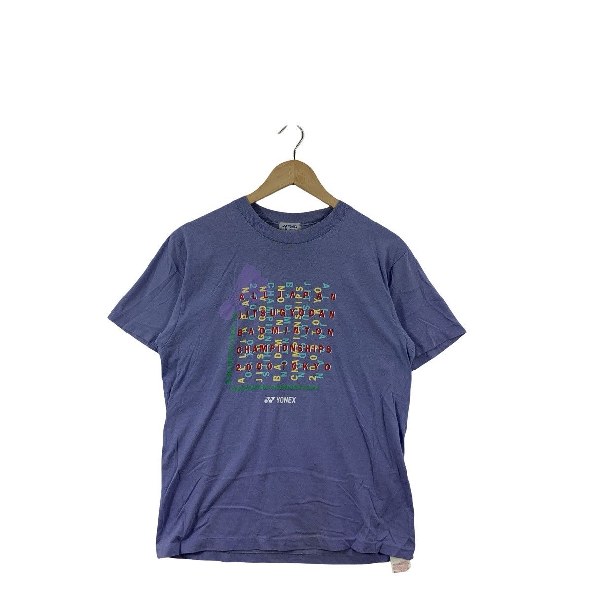 Vintage Vintage Yonex Badminton Championships 2000 Tokyo Graphic Tee Size US M / EU 48-50 / 2 - 4 Thumbnail