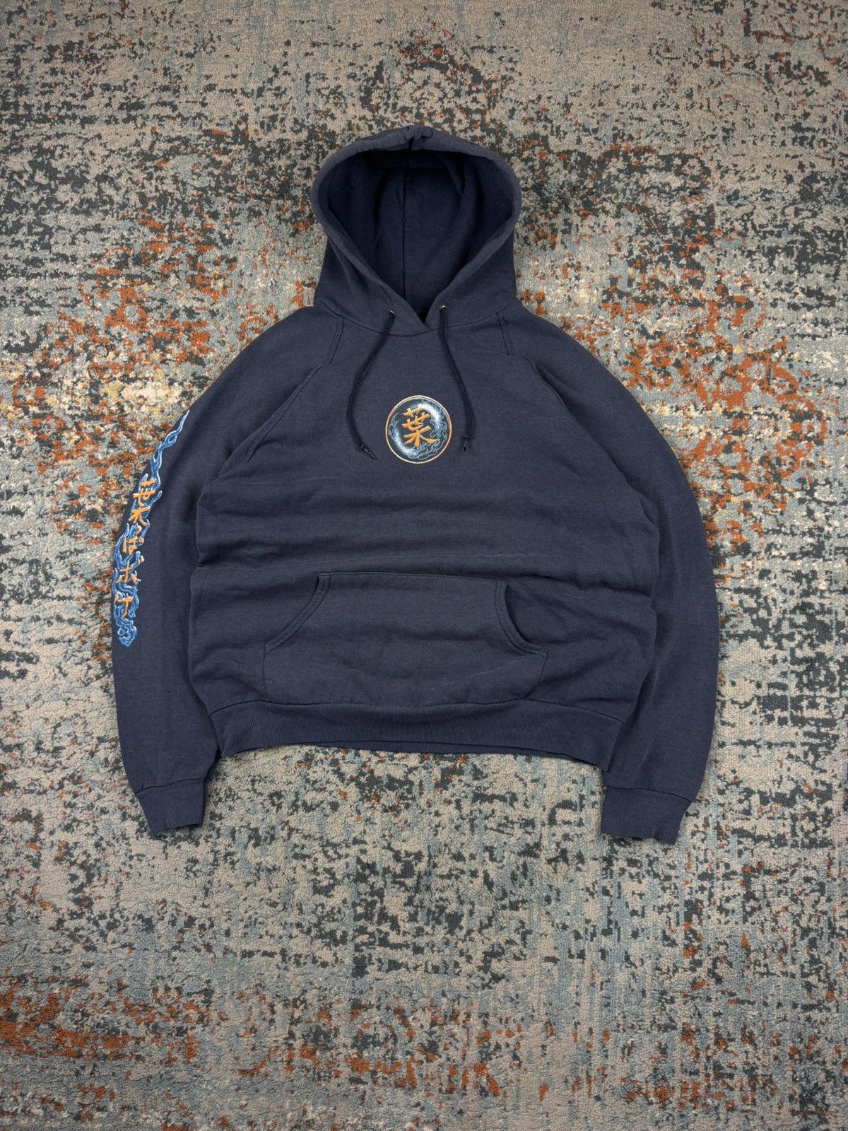 Other × Vintage Vintage 90s Chinese dragon jnco style skate graphic hoodie Size US L / EU 52-54 / 3 - 2 Thumbnail