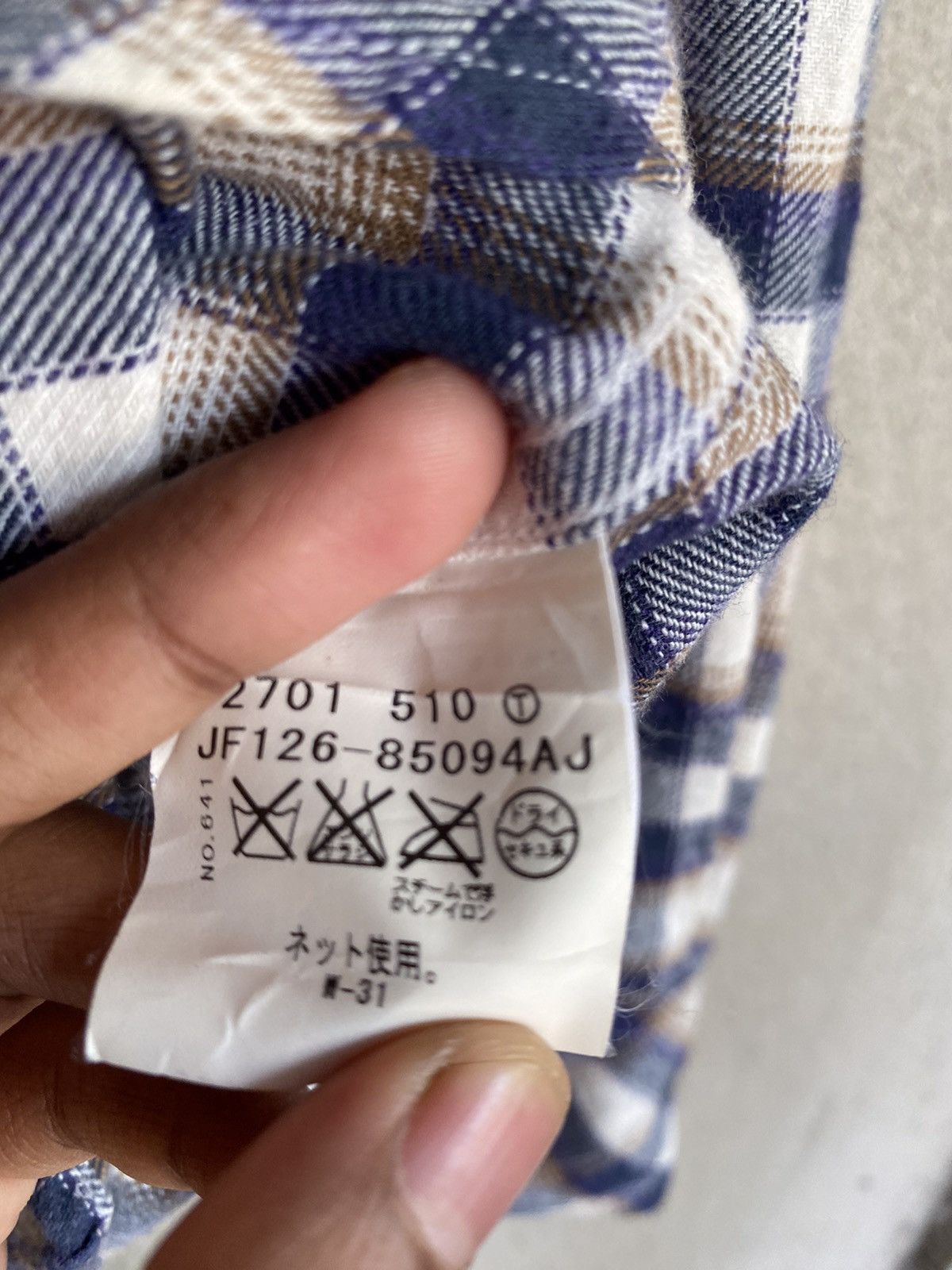 Boycott Boycott Plaid Tartan Flannel Shirt Size US S / EU 44-46 / 1 - 7 Thumbnail