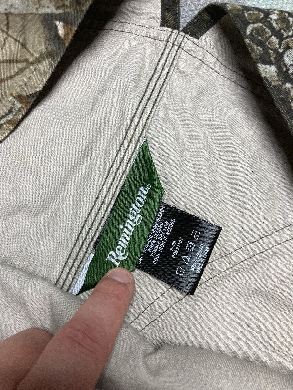 Vintage Remington realtree camo overalls bibs camouflage hunting L Size US 42 / EU 58 - 5 Thumbnail