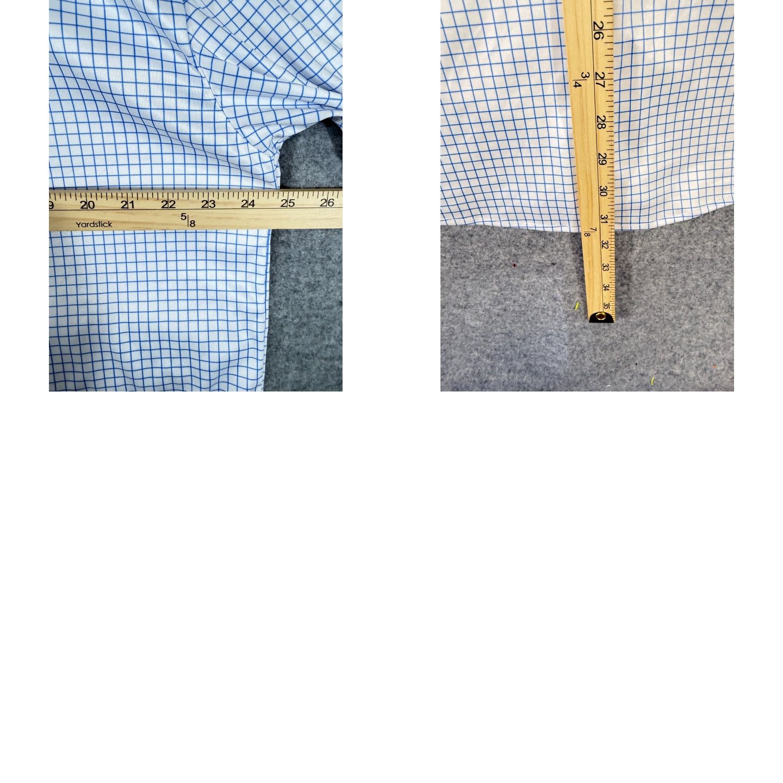Vintage Collars & Co Shirt Mens XL Blue White Check Dress Collar Polo Short Sleeve Size US XL / EU 56 / 4 - 9 Thumbnail