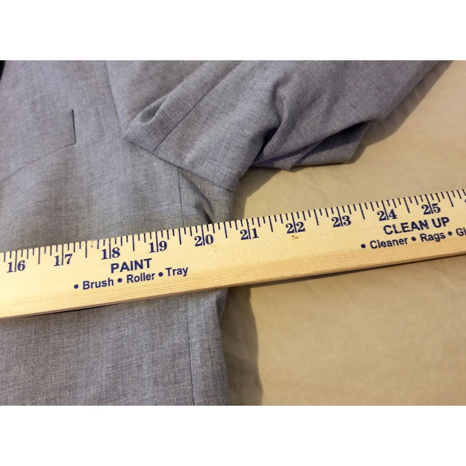 Banana Republic Mens Banana Republic Gray Jacket Blazer 42L Size 42R - 3 Thumbnail