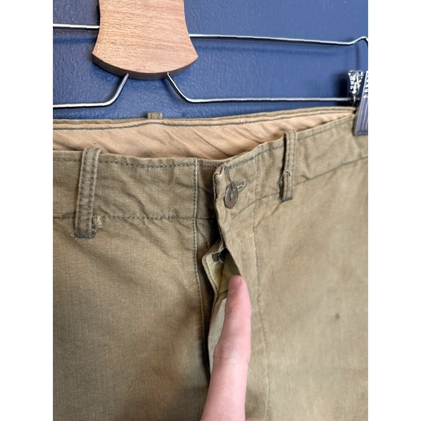 Vintage VINTAGE Sandhurst Sportswear Cotton Men’s Hunting Self Rapid Pants Sz 36 Mens 36/30 1950s Size US 36 / EU 52 - 4 Thumbnail
