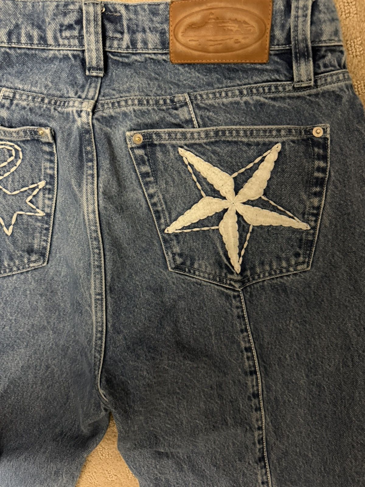 Corteiz Corteiz Blue C-star Denim Size US 32 / EU 48 - 3 Thumbnail