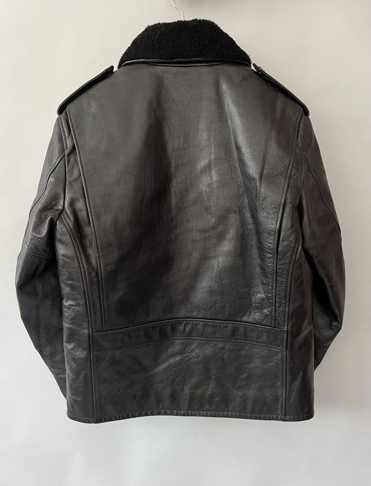 Calvin Klein 205W39NYC × Raf Simons Calvin Klein 205W39NYC Policeman Leather Jacket Size US S / EU 44-46 / 1 - 3 Thumbnail