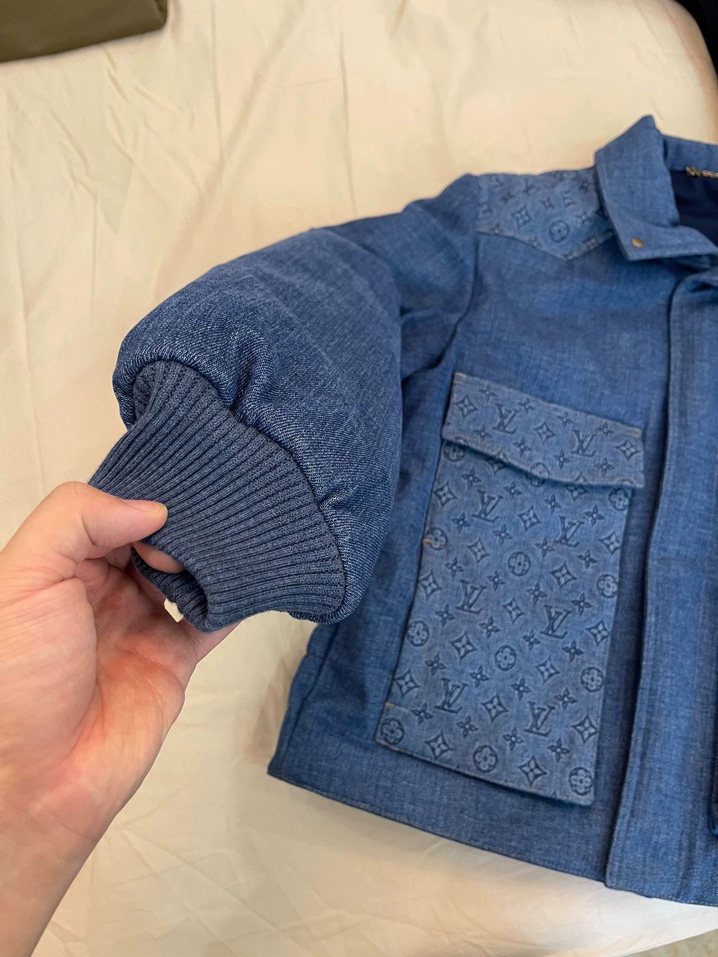 Louis Vuitton LV Lumberjack Classic Denim Monogram Jacket Size 50 New Tags Size US M / EU 48-50 / 2 - 6 Thumbnail