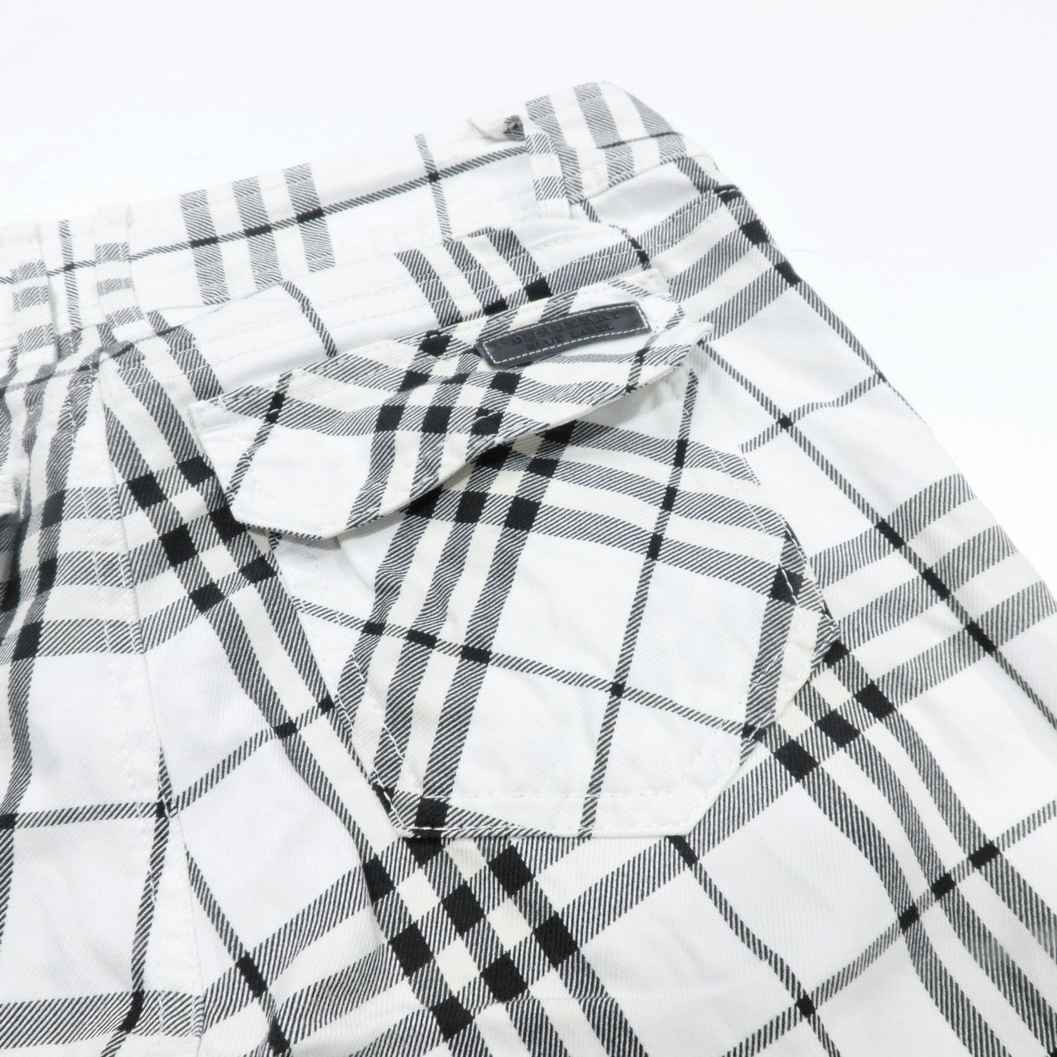 Burberry BURBERRY BLUE LABEL NOVA CHECK GREY WHITE LONG PANTS Size 25" / US 0 / IT 36 - 14 Thumbnail