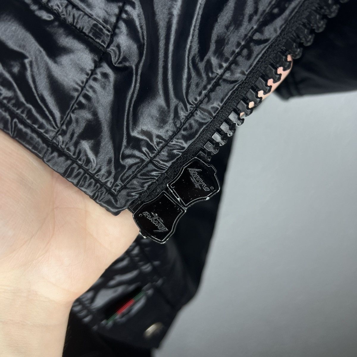 Gucci Gucci by Tom Ford Gilet Vest Jacket Black Shiny Nylon Logo Size US M / EU 48-50 / 2 - 9 Thumbnail