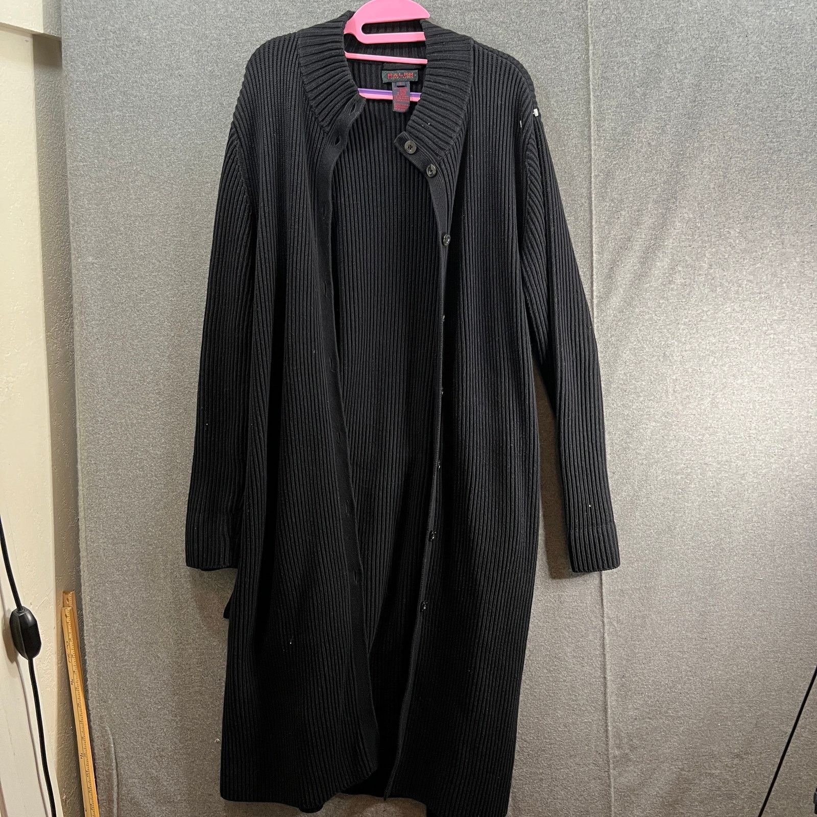 Ralph Lauren Ralph Lauren 100% Cotton Black Size L Knit Ribbed Size L / US 10 / IT 46 - 3 Thumbnail