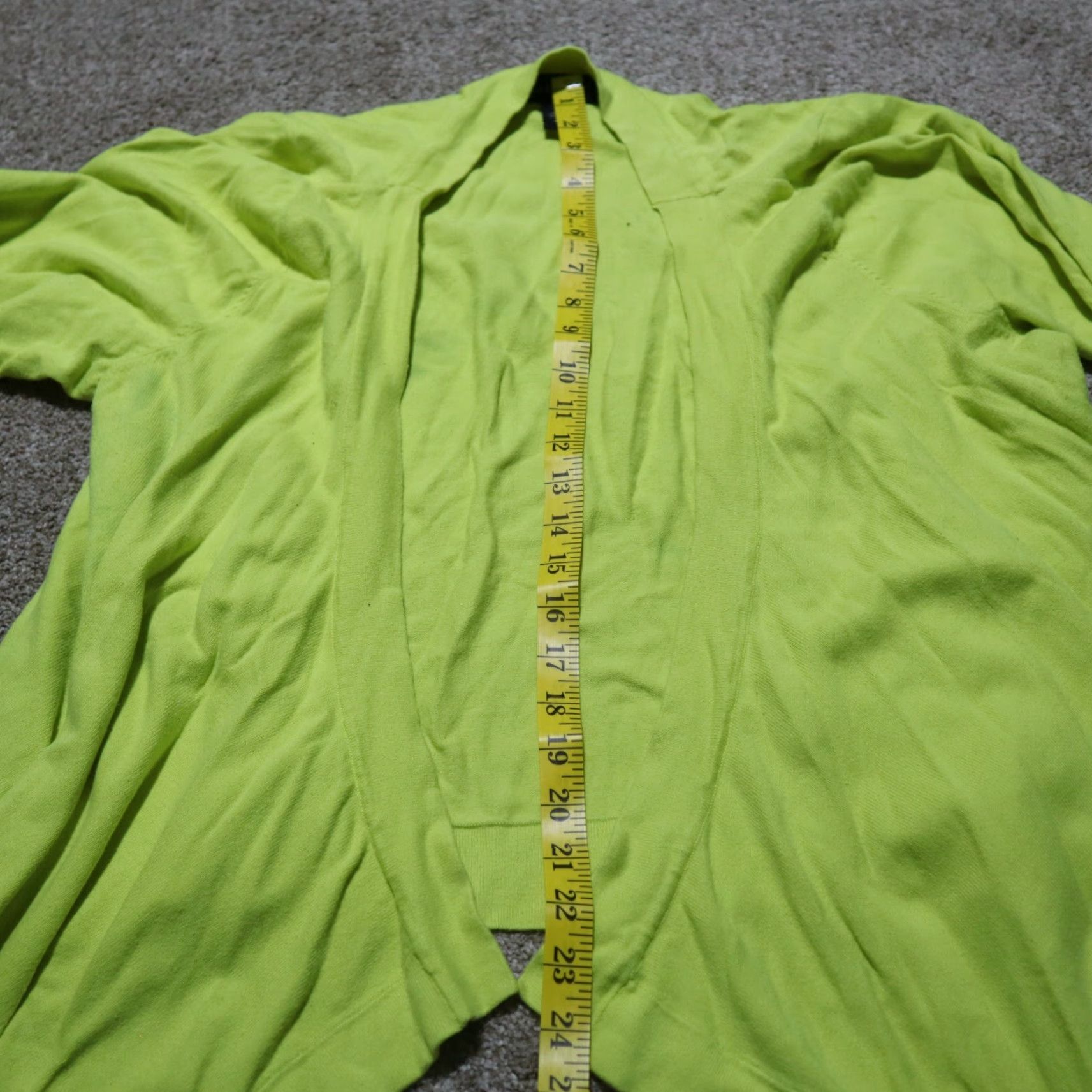 Vintage Lane Bryant Shirt Women Cover Up 22/24 Yellow Bohemian Style Tie Back Knot Vintage No (adjusted) Size 3XL / US 20-22 - 3 Thumbnail