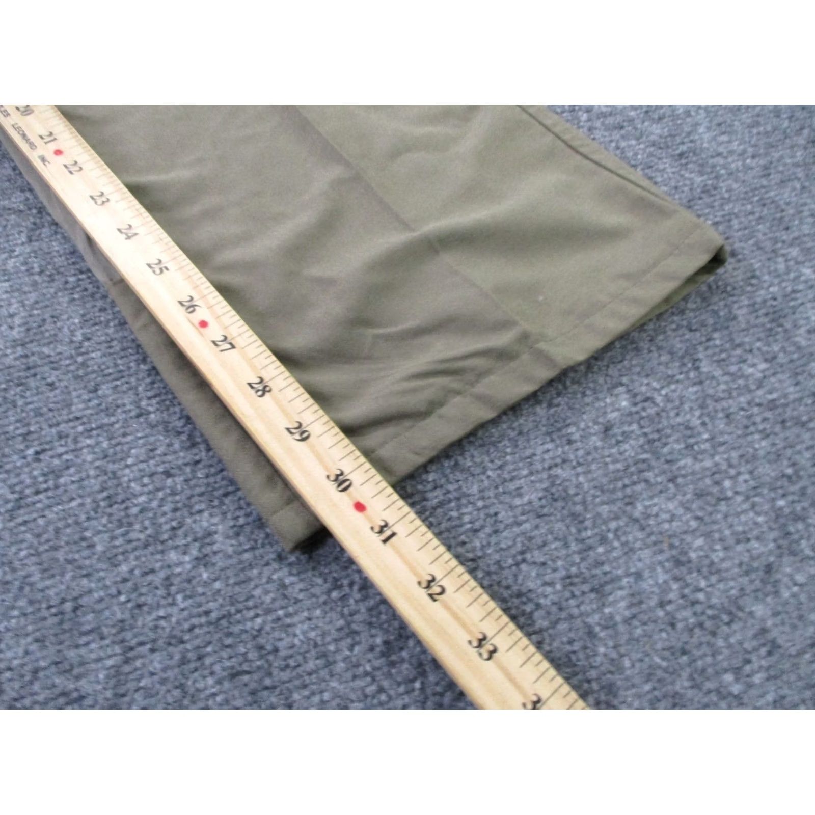 Vintage VINTAGE L.L. Bean Pants Mens 44 Beige Canvas Carpenter Straight Classic 30 In Inseam Mens Beige 1940s 50s 60s Size US 42 / EU 58 - 4 Thumbnail