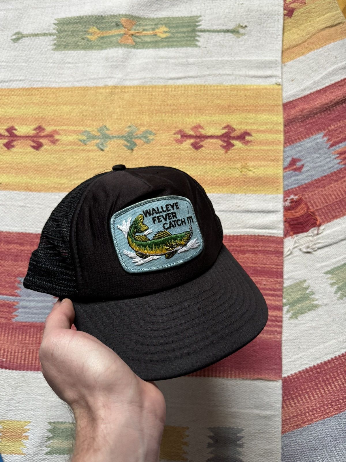 Vintage Vibrate 90’s Fishman USA Trucker Hat Size ONE SIZE - 3 Thumbnail