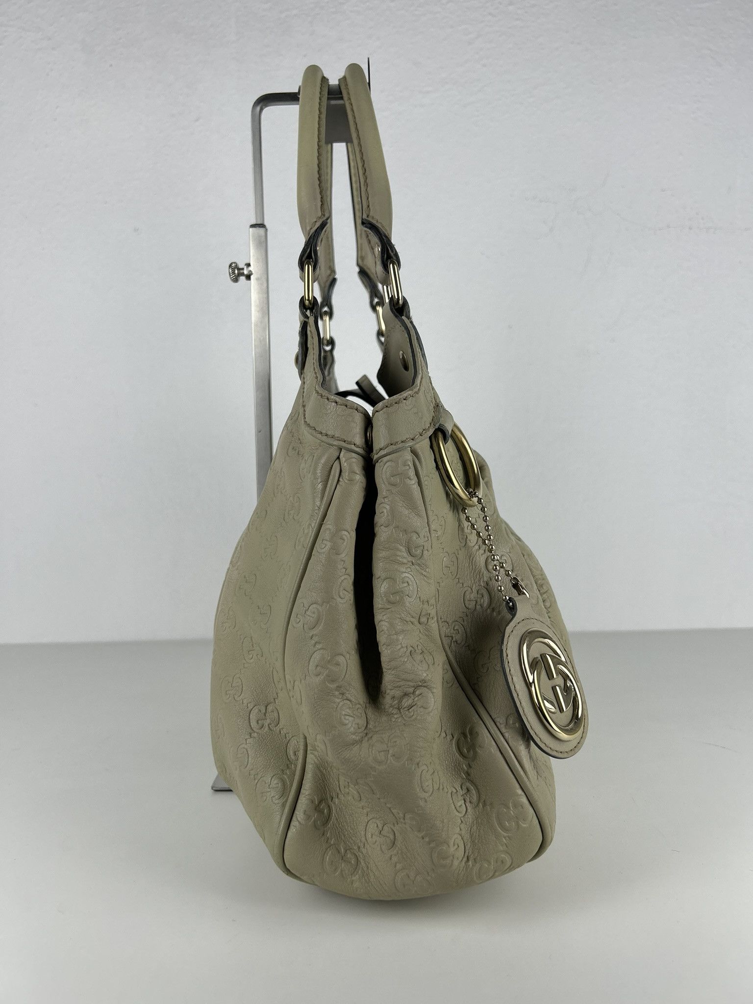 Gucci Gucci guccissima sukey medium size leather handbag Size ONE SIZE - 3 Thumbnail
