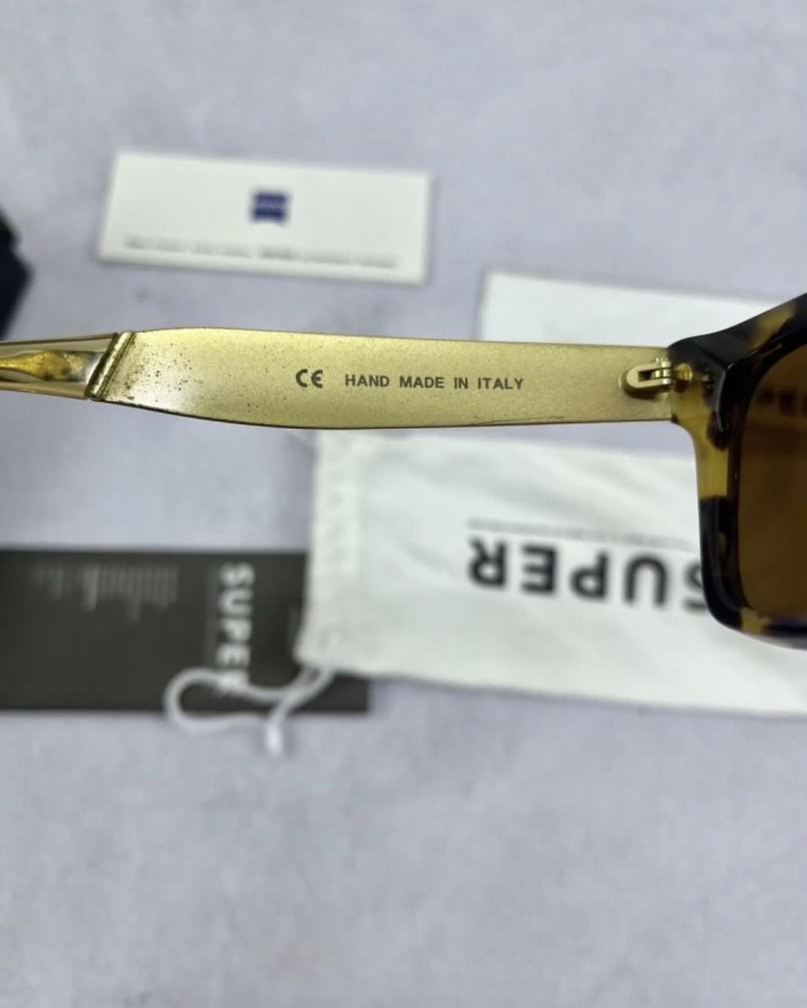 Retrosuperfuture America Francis Brown Puma Sunglasses, Men's — image 6 of 6