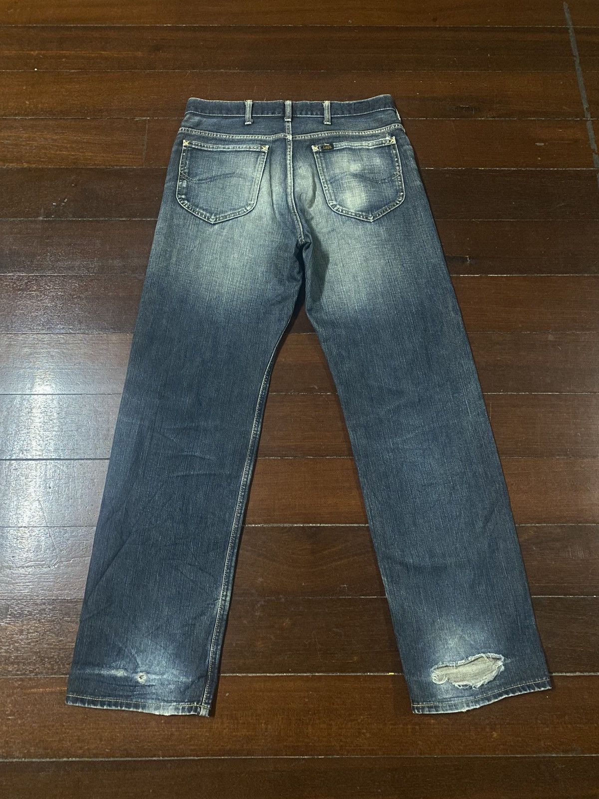 Lee VINTAGE LEE RIDERS SELVEDGE RUSTY MUDWASH DISTRESSED DENIM Size US 35 - 13 Thumbnail