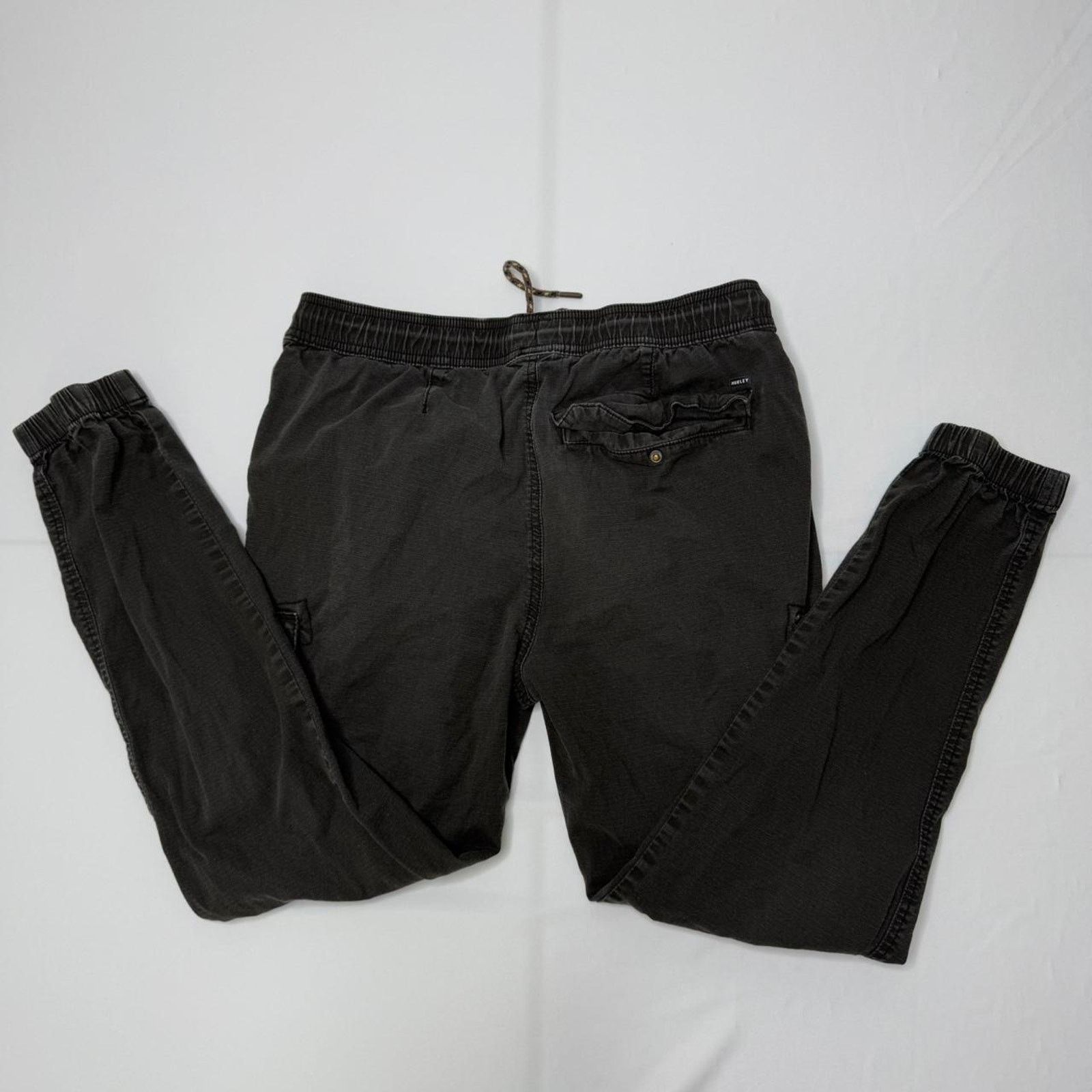 Hurley Black Hurley Cargo Sweatpants Adjustable Waistband Size S Size US 34 / EU 50 - 5 Thumbnail