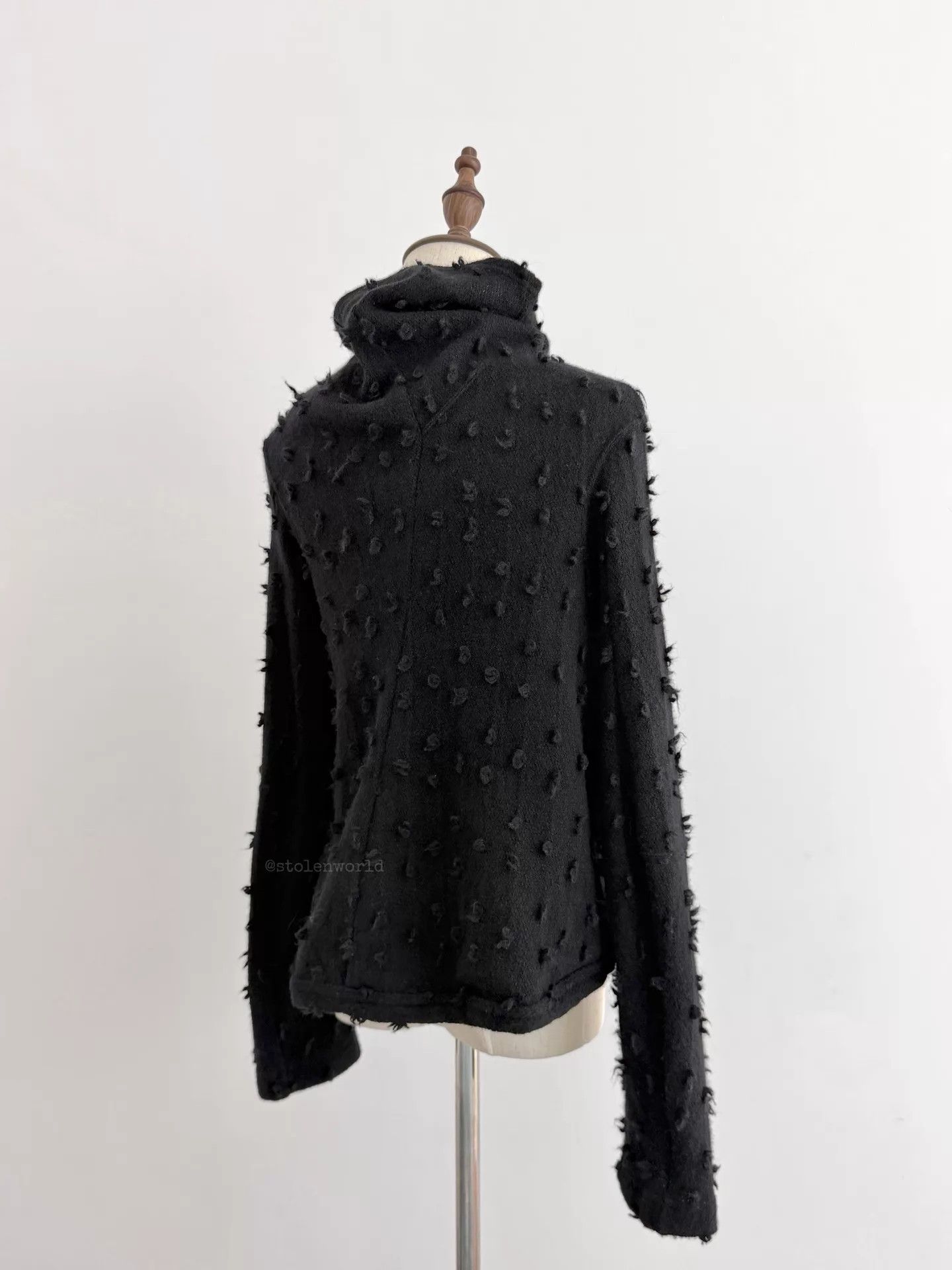 Comme des Garcons Comme des Garçons 2004 AW Wool Angora Decon Turtleneck Size ONE SIZE - 4 Thumbnail
