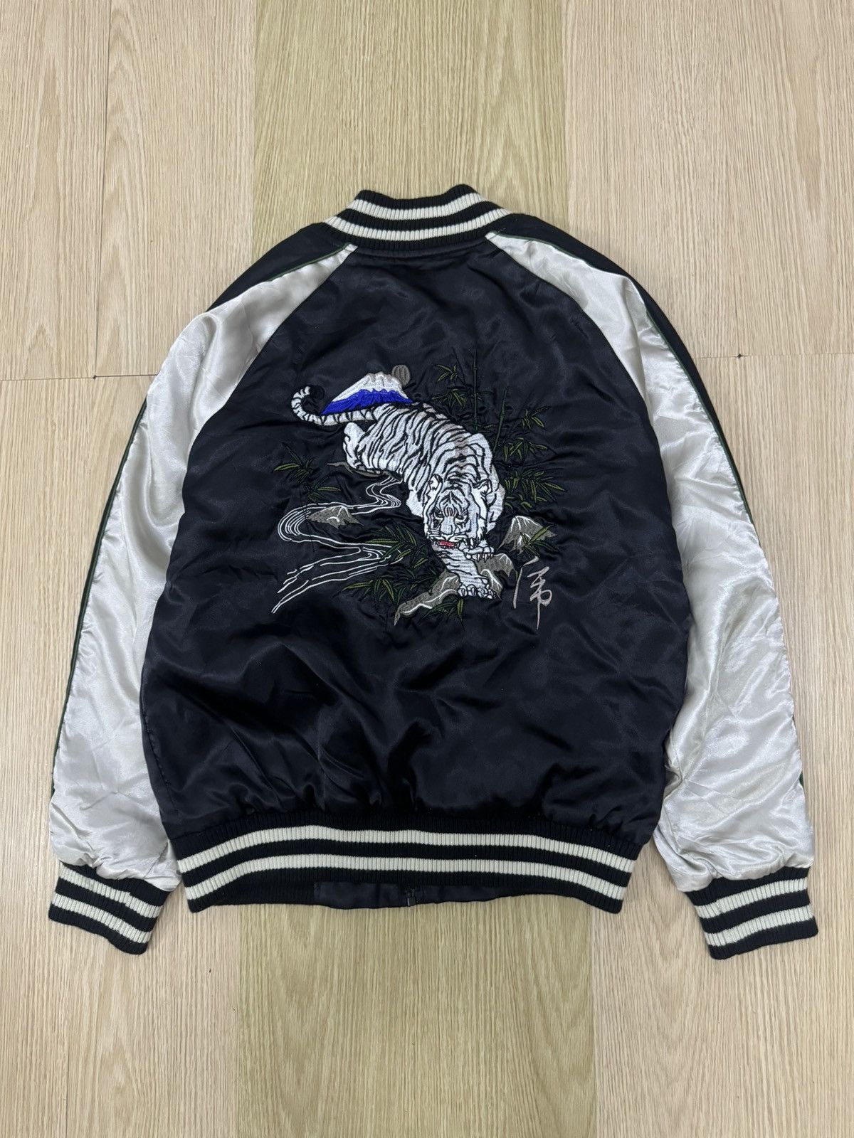 Japanese Brand Seku Japan embroidered Tiger sukajan Size US M / EU 48-50 / 2 - 2 Thumbnail