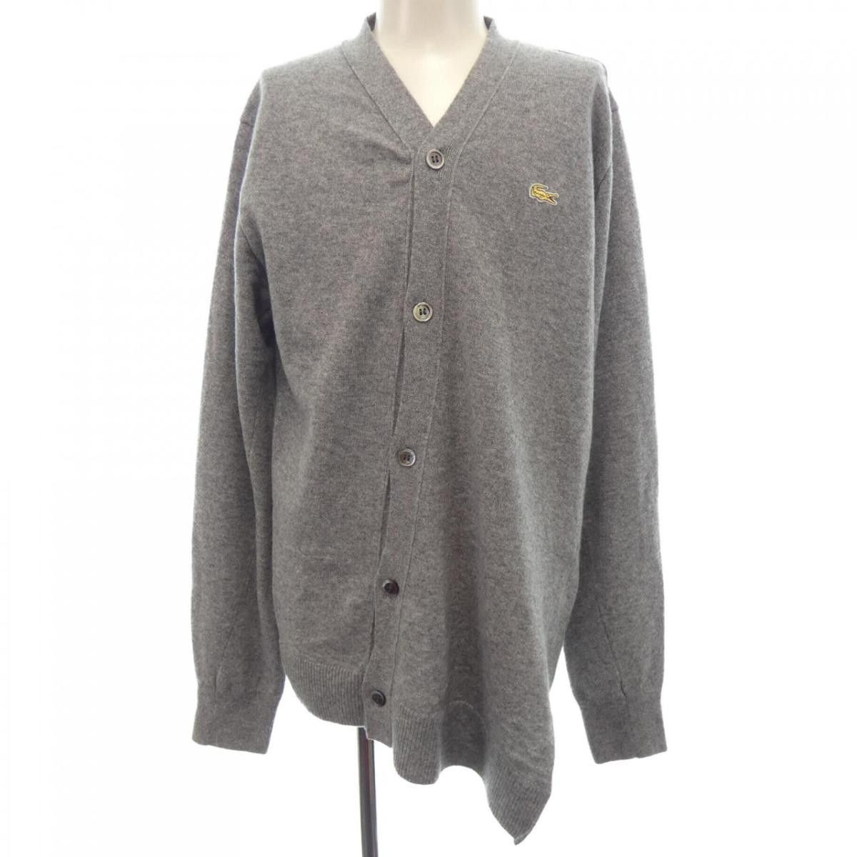 Comme des Garcons SHIRT Sweater Cardigan Button Up Plain Uneven Hem Gray Size US M / EU 48-50 / 2 - 1 Thumbnail