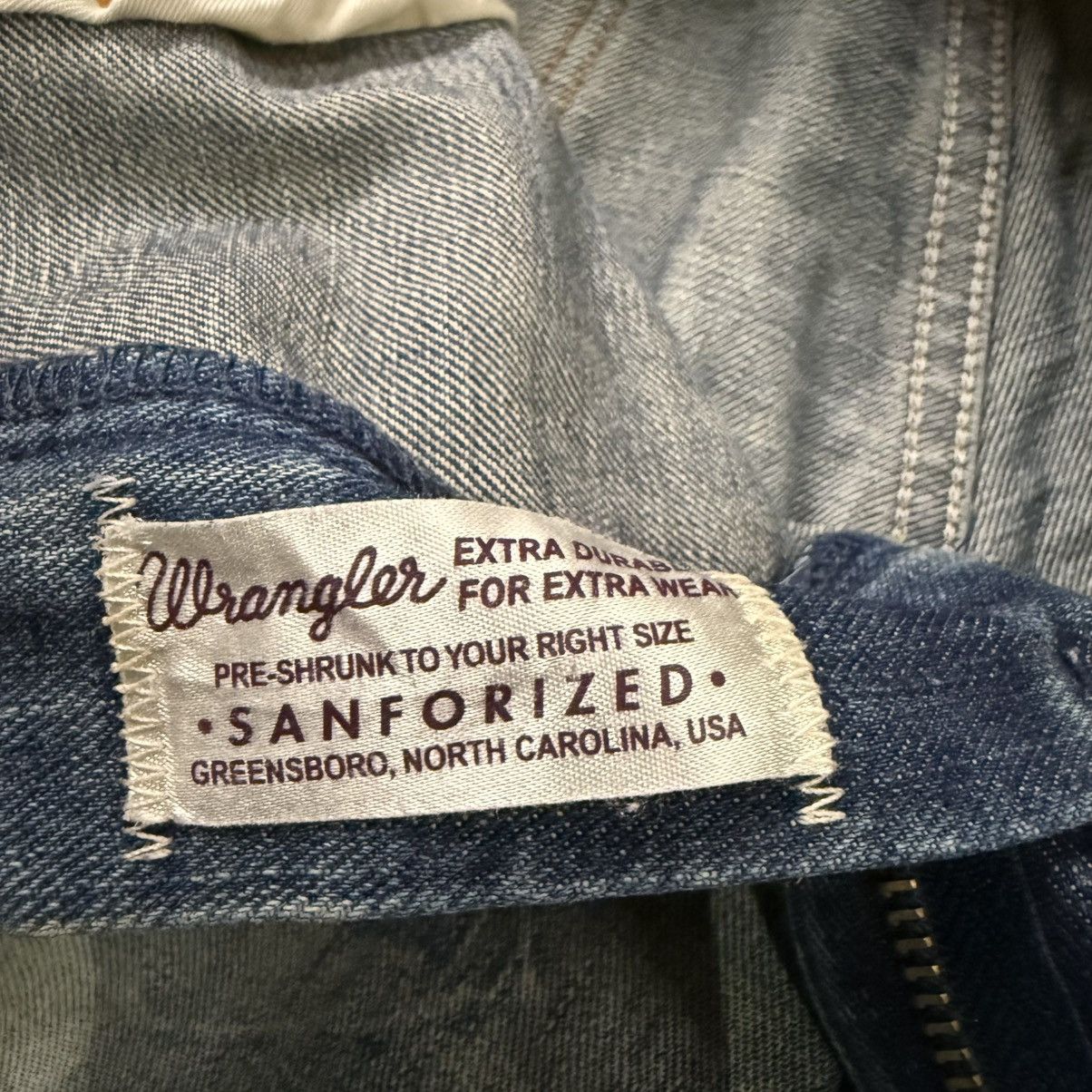 Beauty Beast Vintage 80s Flared Wrangler Distressed Denim Stranger Things Size US 28 / EU 44 - 16 Thumbnail