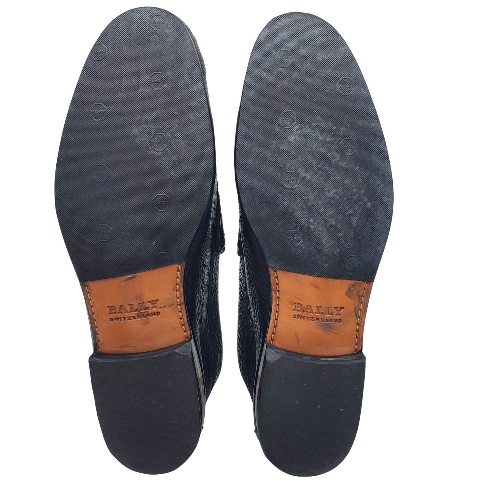 Bally Bally Switzerland Callan Men's size 12 Black Pebble Leather Size US 12 / EU 45 - 3 Thumbnail