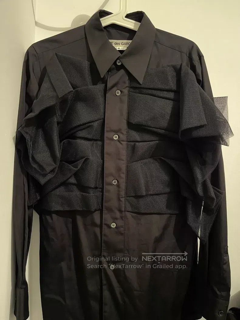 Other Comme Des Garcons Black tulle blouse Size M / US 6-8 / IT 42-44 - 1 Thumbnail