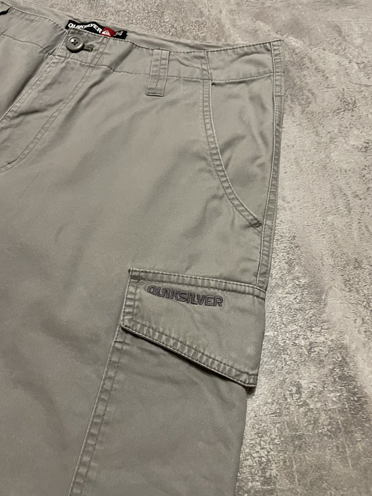 Quiksilver × Vintage Vintage Quicksilver Surf Style Cargo Shorts Size 34 Size US 34 / EU 50 - 7 Thumbnail