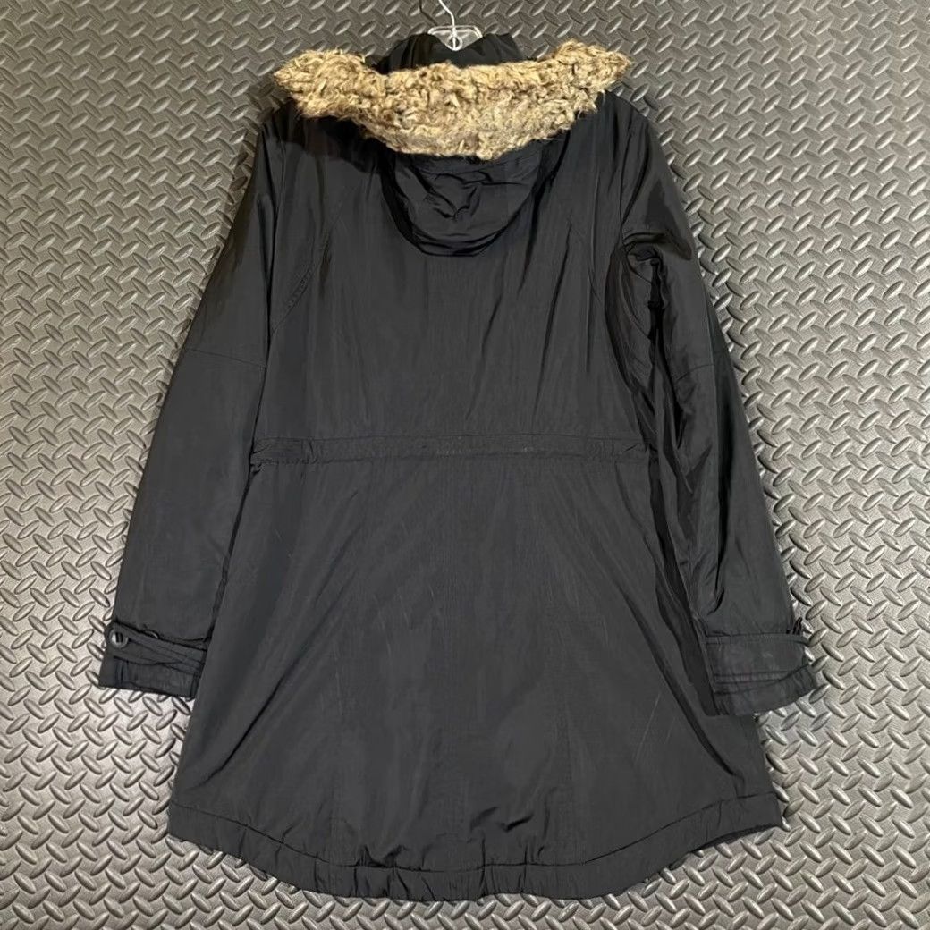 Athleta Athleta Women's Coat Parka Long Hooded Full Zip Button Winter Black M Size M / US 6-8 / IT 42-44 - 4 Thumbnail
