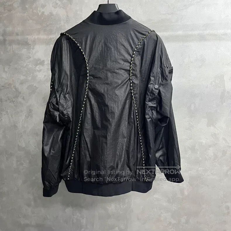 Fendi Fendi Black High-tech Fabric Slim Jacket with Removable Sl Size US M / EU 48-50 / 2 - 2 Thumbnail