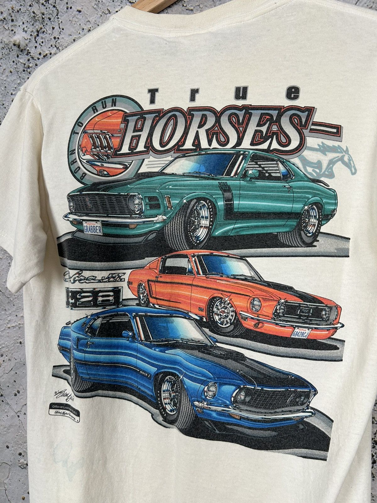 Ford Vintage Ford Mustang Racing Cars Graphic Tee 90s Size US S / EU 44-46 / 1 - 5 Thumbnail