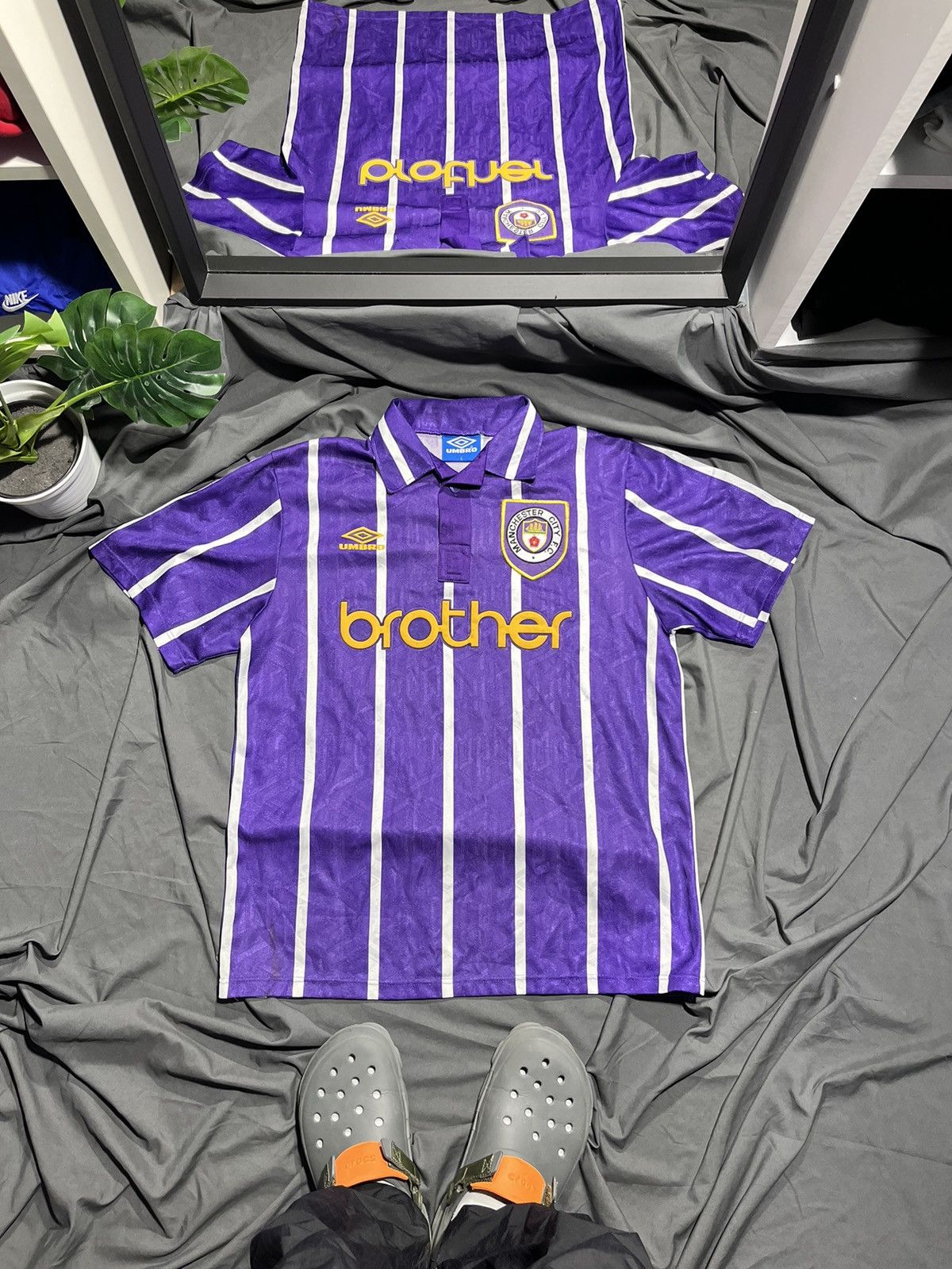 umbro Manchester city 90s ユニフォーム