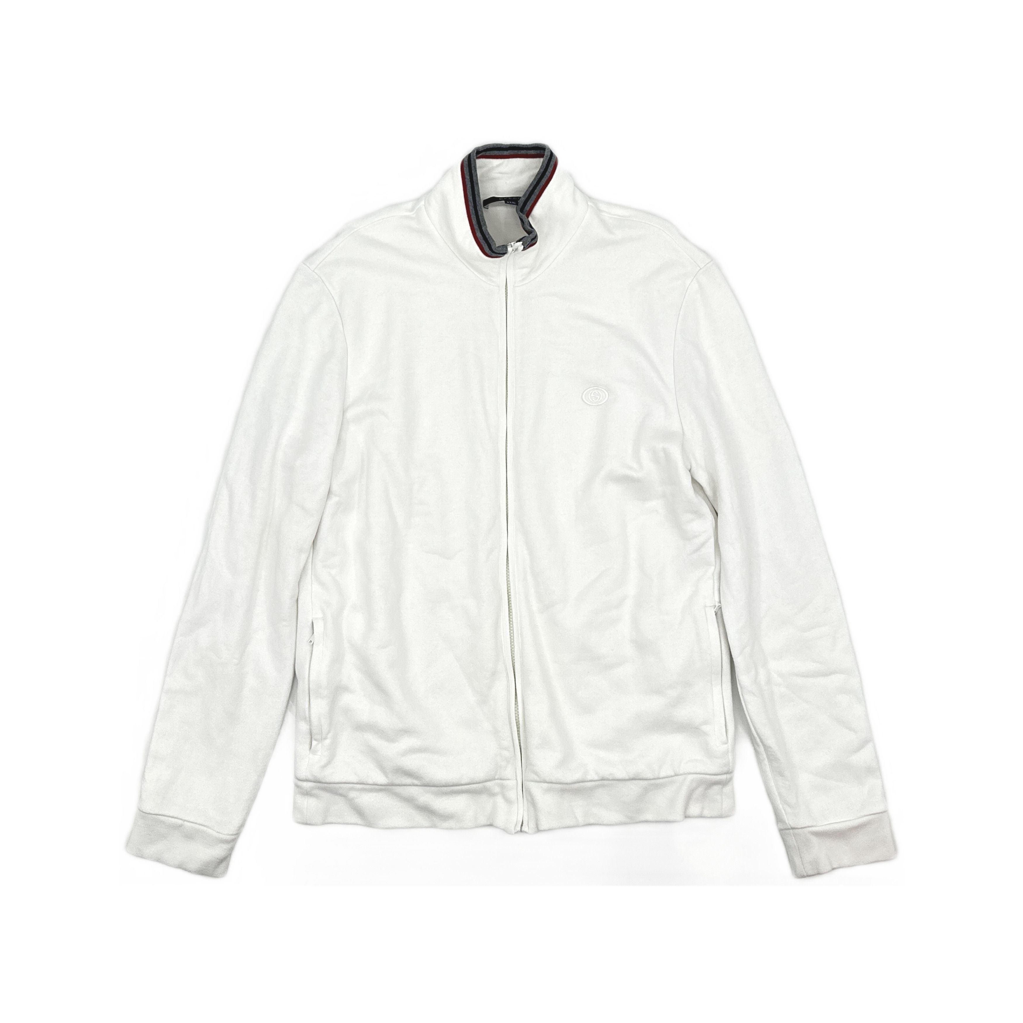 Gucci Gucci Web Stripe Collar Zip Up Jacket XXXL Size US XXL / EU 58 / 5 - 1 Thumbnail