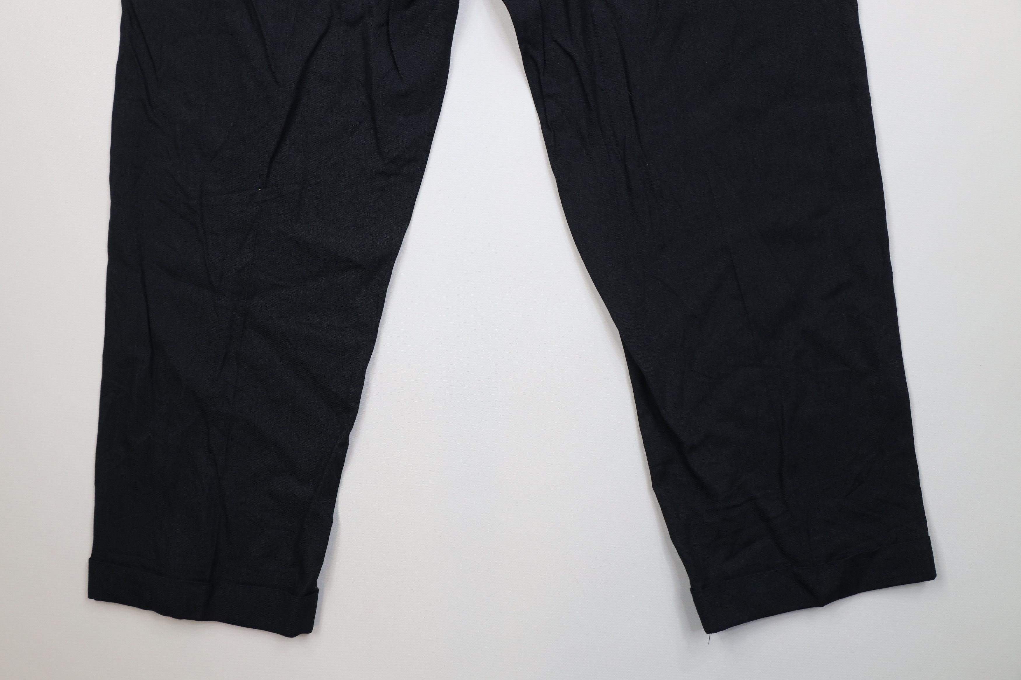 Vintage Vintage 50s Hollywood Regency Gabardine Wide Leg Chino Pants Size US 38 / EU 54 - 11 Thumbnail