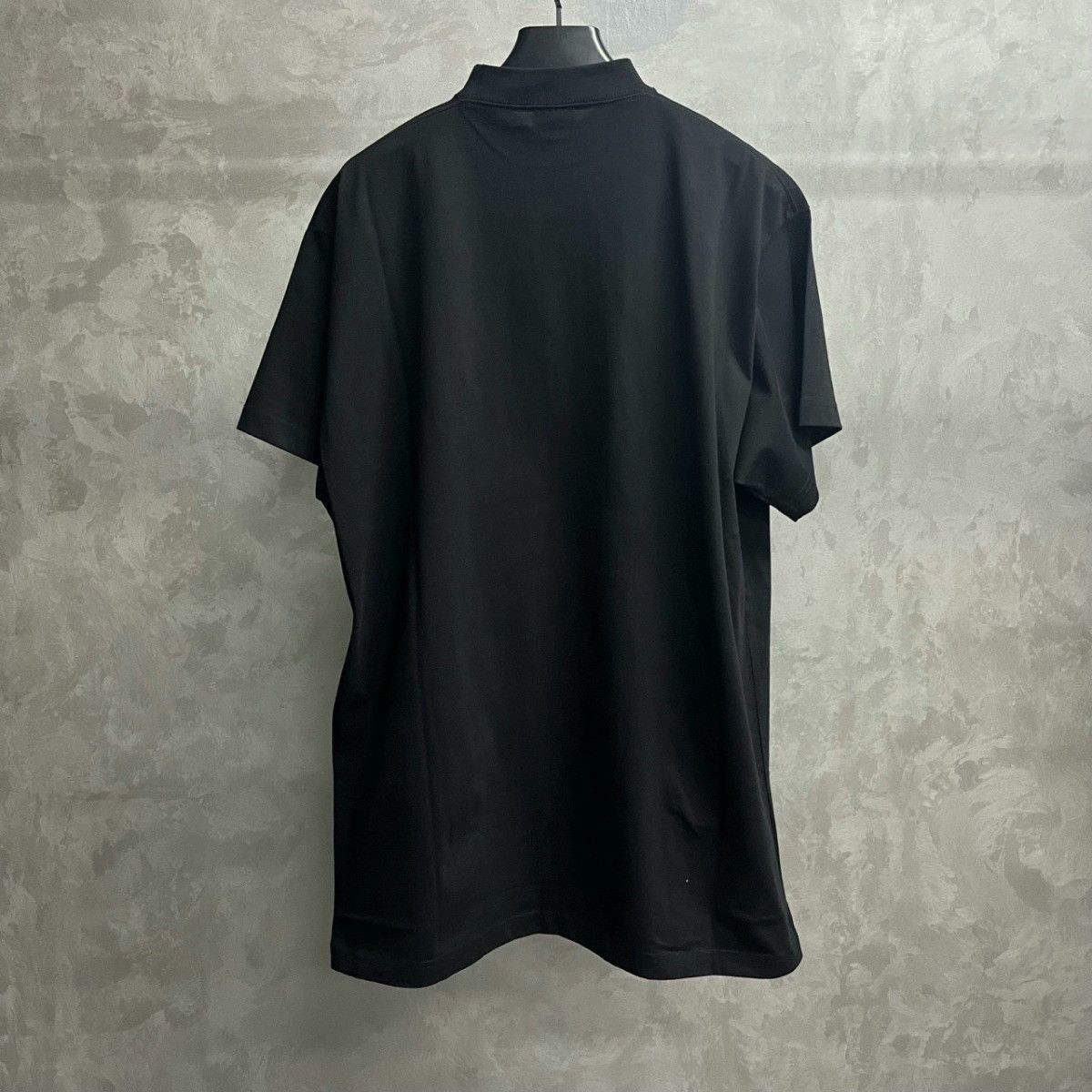 Balenciaga Balenciaga Black Logo Rhinestone Short Sleeve T-shirt Size US S / EU 44-46 / 1 - 1 Thumbnail