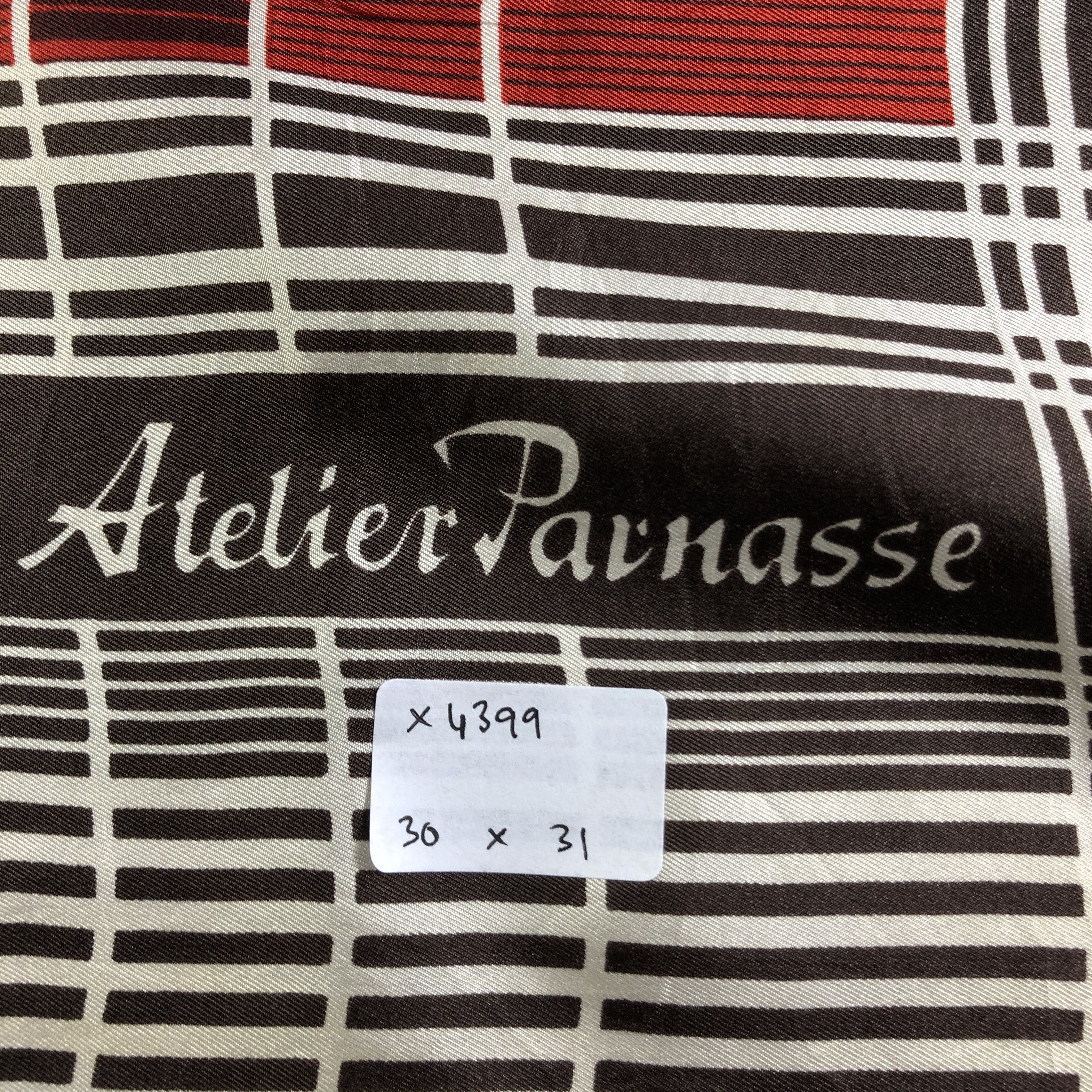 Vintage Vintage Atelier Parnasse Silk Scarf Size ONE SIZE - 6 Thumbnail