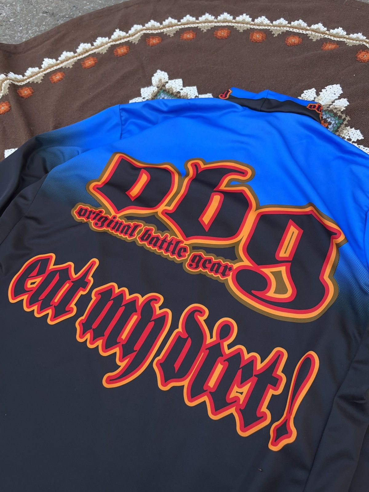 Thunderdome Vintage 90s Original Battle Gear Eat My Dirt Rave Jersey Size US M / EU 48-50 / 2 - 8 Thumbnail