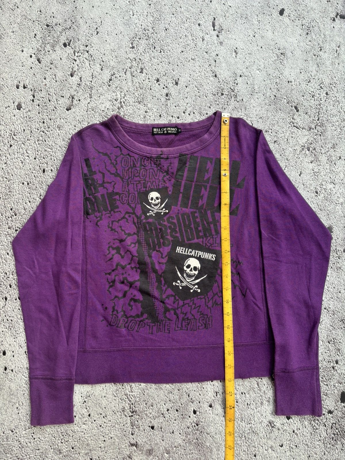 Hysteric Glamour Hell cat punks not dead skull sweatshirt Size US M / EU 48-50 / 2 - 8 Thumbnail
